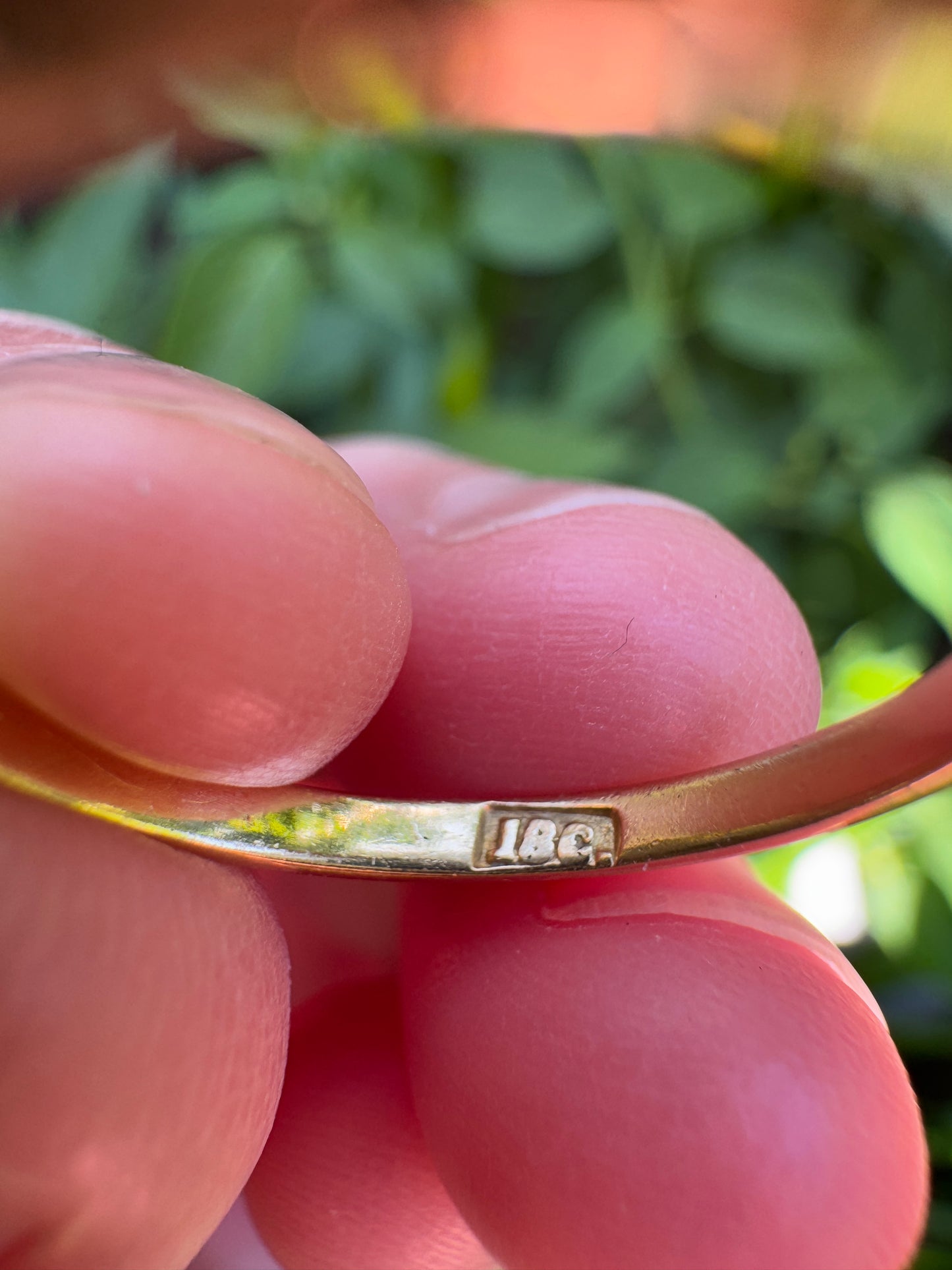 Antique 18ct yellow gold five stone 0.47ct TCW old mine cut diamond ring