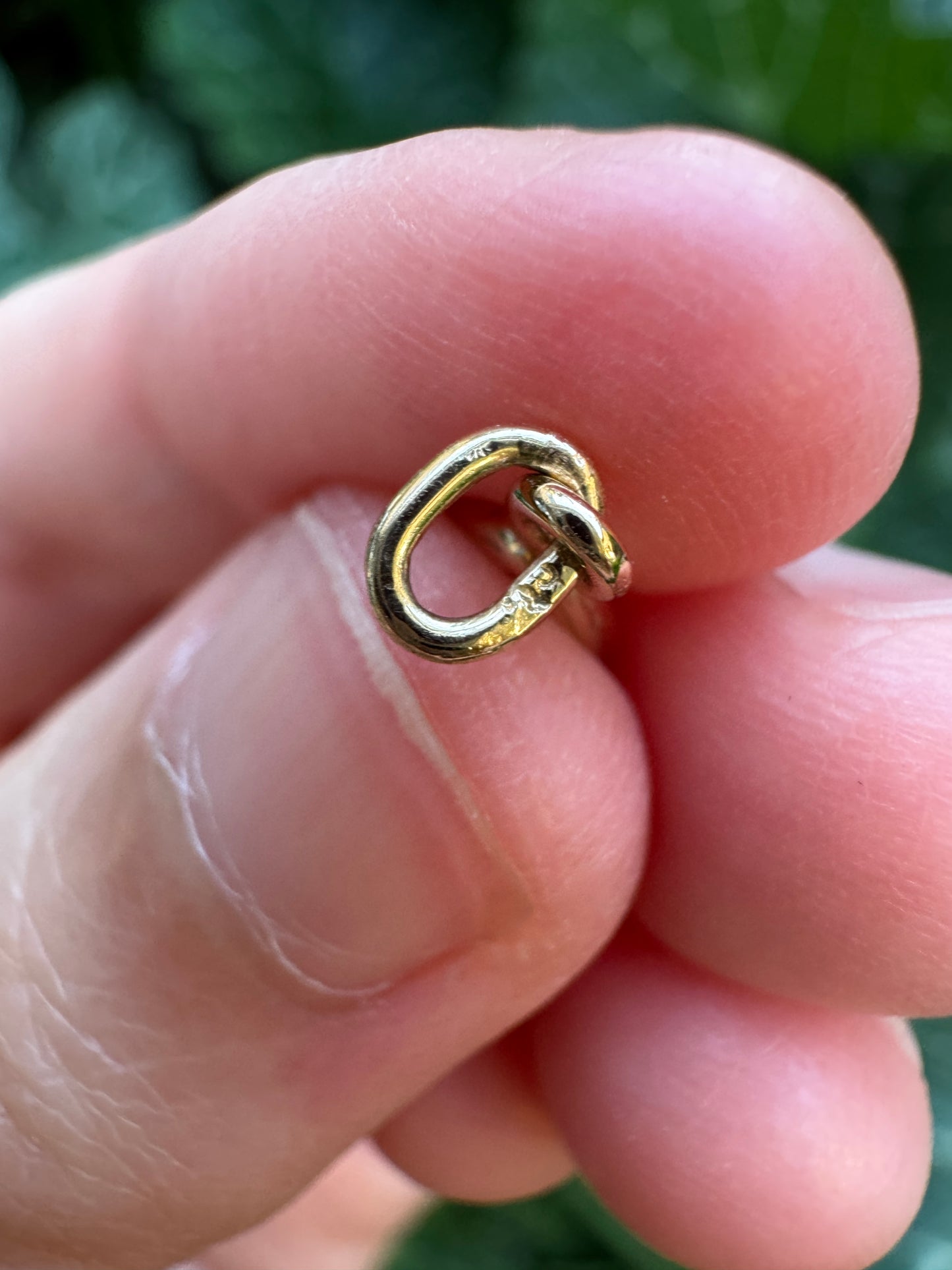 Custom handmade 9ct yellow gold pear cut 0.45ct natural pink sapphire bezel set pendant