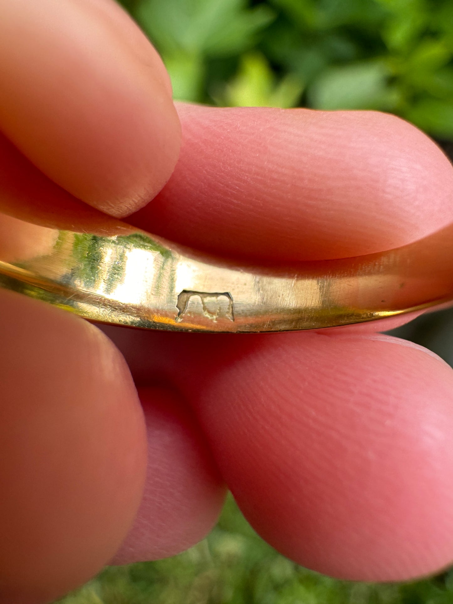 Antique 18ct yellow gold five stone 0.5ct TCW old mine cut diamond ring