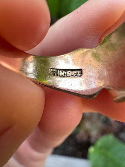 Antique Australian 9ct rosy yellow gold signet ring