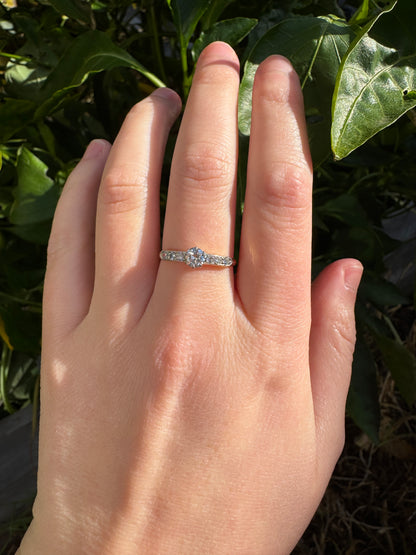 Antique Australian 18ct yellow gold 0.46ct TCW old European and old mine cut diamond ring