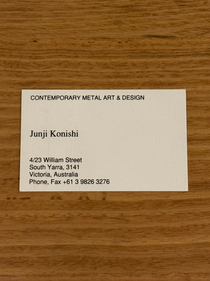 Junji Konishi Metal Art - Softcover Exhibition Catalogue