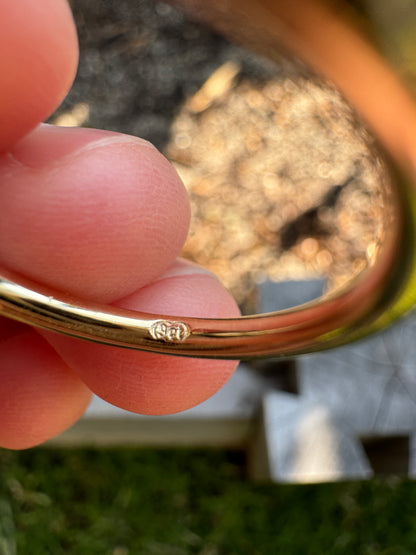 Custom 9ct yellow gold starset pearl stickpin conversion ring