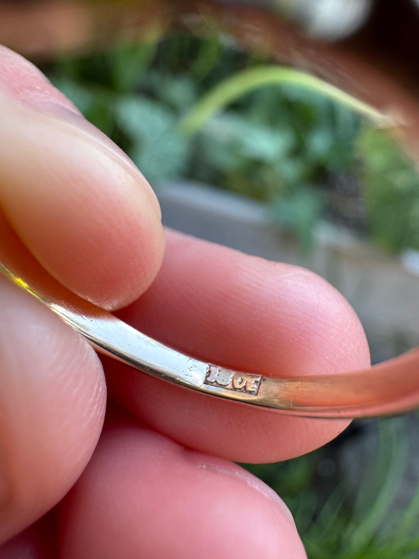 Vintage 18ct yellow gold 0.82ct old mine cut diamond solitaire ring