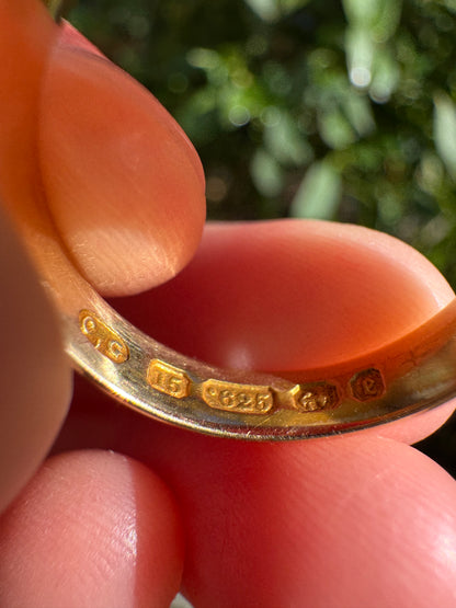 Antique Victorian 15ct yellow gold carnelian signet ring
