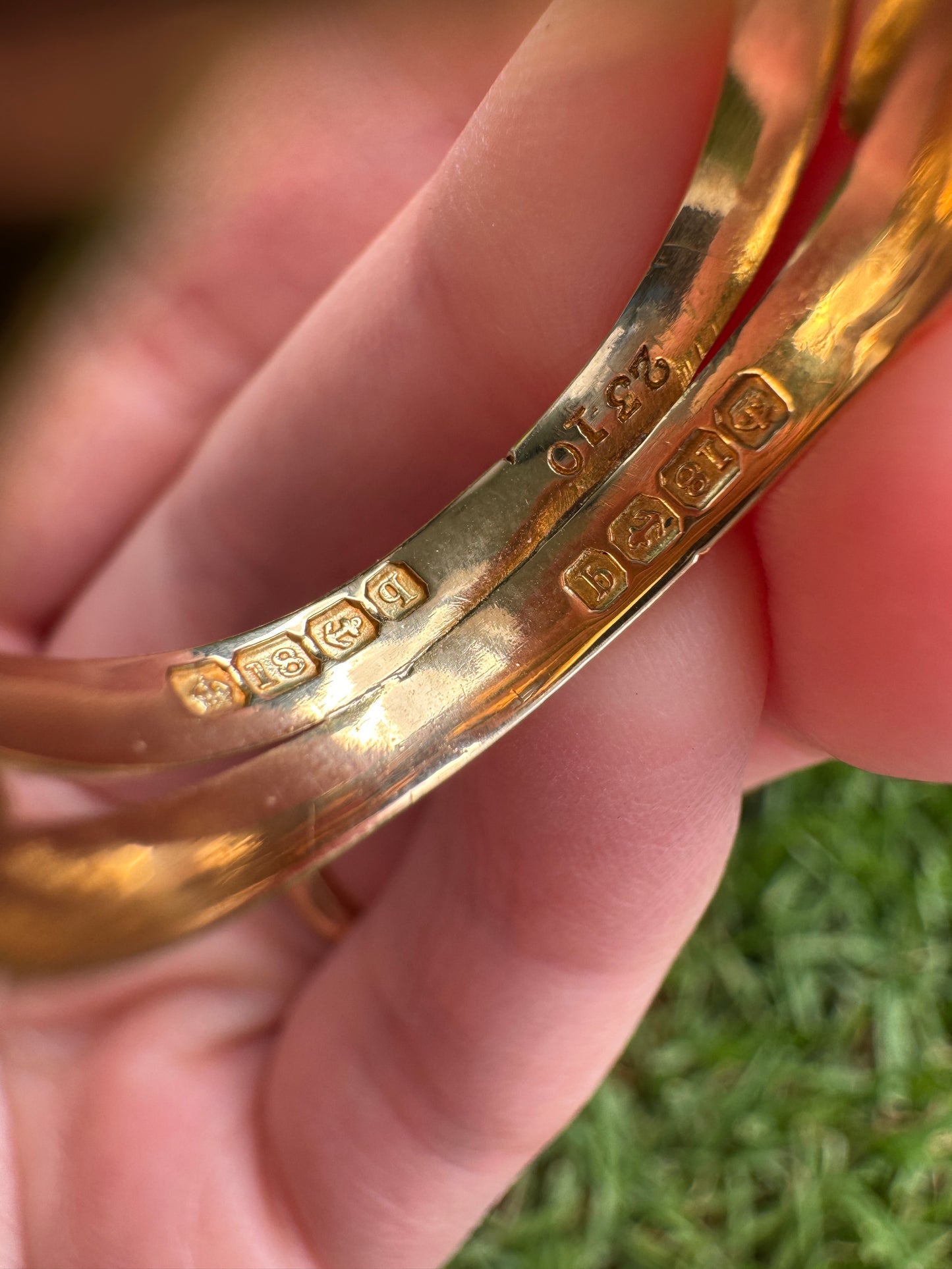 Antique 18ct yellow gold 0.25ct TCW old cut diamond snake ring