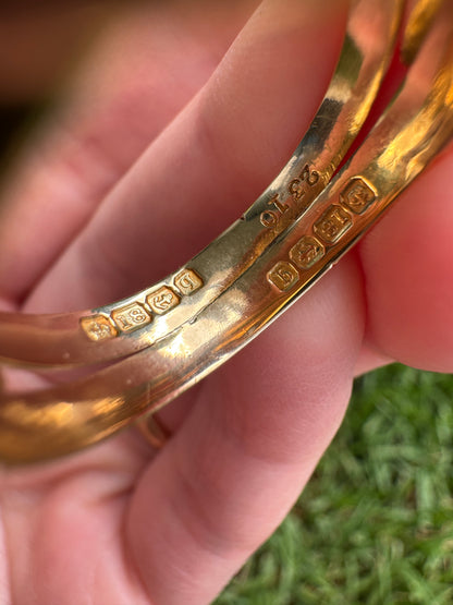 Antique 18ct yellow gold 0.25ct TCW old cut diamond snake ring