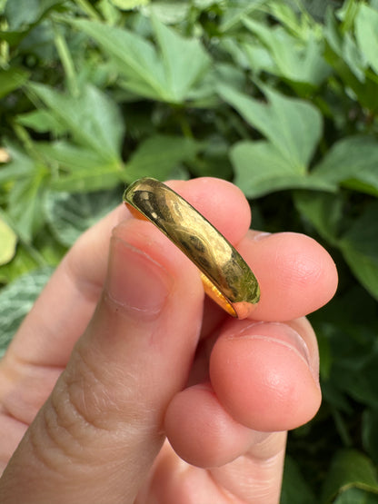 Vintage 22ct yellow gold band, 3mm wide