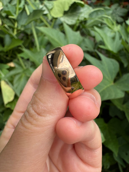 Antique Australian 18ct rosy yellow gold cigar band