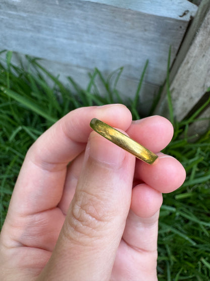 Vintage 22ct yellow gold band, 2.9mm wide