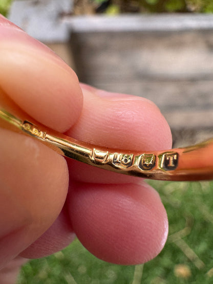 Antique Victorian 18ct yellow gold knot ring